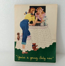 VTG You're A Young Lady Now Kimberly Clark Feminine Booklet picture