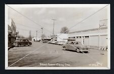 Canby Oregon Street Scene Old Cars Stores Businesses 1958 RPPC Postcard picture