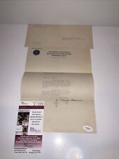 J. Edgar Hoover, Typed Letter Signed JSA CERTIFICATE #33978 picture