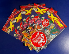 1991 X-Force #1 Comic Book Set Of 5 Factory Sealed With Deadpool Rookie Card New picture