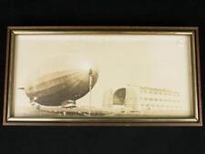 NobleSpirit {3970} Excellent US Navy Zeppelin Real Photo Framed picture