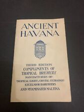 Vintage 1930's Ancient Havana Cuba 3rd Edition Souvenir Booklet Tropical Brewery picture
