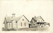 Postcard RPPC 1914 North Dakota Kenmare Church House 24-4966 picture