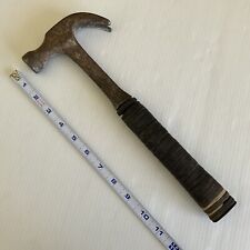 Vintage Unbranded claw hammer - stacked leather handle picture