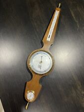 Vintage Elgin MCM Weather Station Barometer Humidity Thermometer Mid-Century picture
