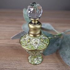 New Two's Company Austrian Crystal Ornate Perfume Bottle 3.75