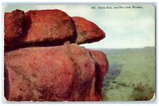 c1910's Rabbit Rock Scene Near Dale Creek Wyoming WY Unposted Vintage Postcard picture