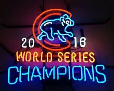 New Chicago Cubs 2016 World Series Champions Neon Sign 20
