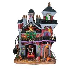 🚨 Lemax Spooky Town Fire Department Halloween Village 2011 Retired 15191 Read picture