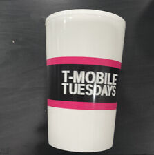 TMobile Tuesday Coffe Cup Tumbler Small White and Pink picture