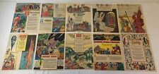 lot of ten 1959 BIBLE CARTOON PAGES ~Moses,First Easter,Promised Land, more picture