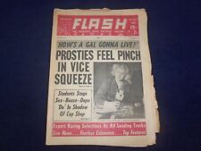 1965 OCTOBER 2 FLASH NEWSPAPER - PROSTIES FEEL PINCH IN VICE SQUEEZE - NP 6948 picture