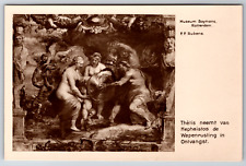 c1960s P.P. Rubens Art Thetis Receives Armor From Hephaistos Vintage Postcard picture
