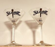Rare Vintage Buffy the Vampire Slayer Martini Glasses (90s) -Officially Licensed picture