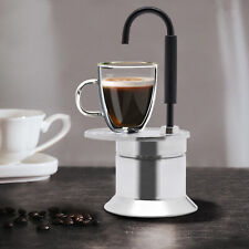 NEW Silver Coffee Mocha Maker Conduit Pot One Cup 50ml Extraction Coffee Machine picture