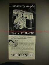 1959 Voigtlander Vitomatic Camera Ad - Magically Simple picture