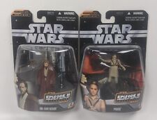 Hasbro 2006 Star Wars Obi-Wan Kenobi & Padme Heroes & Villains Figure Packaged  picture