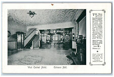 Southampton London England Postcard West Central Hotel Entrance Hall c1940's picture