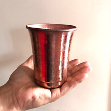 2 Cups Genuine Copper Water Drink Mug Pure Solid Hammered ship from USA to USA picture