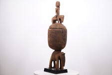 Dogon Figural Container with Lid 36.5