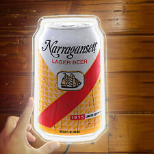 Narragansett Lager Beer Can Neon Light Sign Club Party Wall Decor LED 12