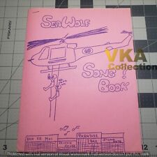 Rare Vietnam USN HAL-3 Sea Wolves Song Book picture