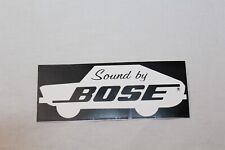 Sticker Label Advertising Sound by Bose Vintage Collectible Badge Decal picture