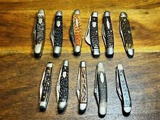 Vintage TSA Confiscated Pocket Knives Case Schrade Sabre Japan ? (Lot of 11) picture
