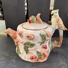 Vintage Teapot with Cockatoo on Handle - CBK Ltd 1991 picture