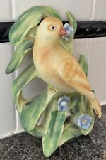 Vintage Napco 3D Bird Plate Yellow Canary Wall Hanging Decorative Ceramic N3480 picture