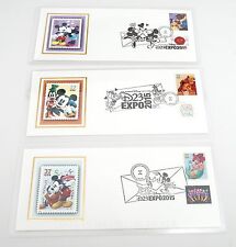 NEW D23 DISNEY 2015 EXPO EXCLUSIVE ENVELOPE W/ CANCELATION STAMPS- 3 DESIGNS HTF picture