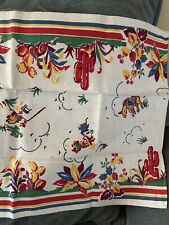 Vintage Linen Tea Towel Mexicali Kitchen Dish Towel new Old Stock picture