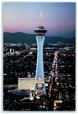 1999 Stratosphere Hotel Casino Tower Observation Tower Las Vegas Nevada Postcard picture
