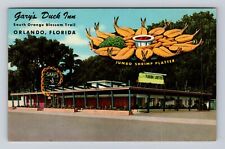 Orlando FL-Florida, Gary's Duck Inn Advertising, Vintage Postcard picture