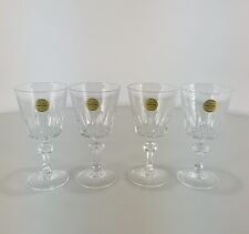 Princess House Set Of Four Vintage Crystal Wine Glasses 5 1/2 Ounce Wine Glass picture