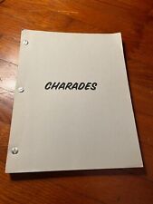 CHARADES Rare Original 2nd Drast 1994 Movie Script Erika Eleniak C Thomas Howell picture