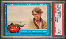 1977 Star Wars #26 A Horrified Luke Sees His Family Killed PSA 4 VG-EX picture