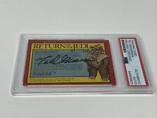Signed Ted Grossman 1983 OPC Return Of The Jedi #114 the victorious rebels PSA picture