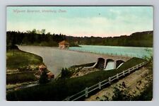 Waterbury CT-Connecticut, Wigman Reservoir, Antique, Vintage Souvenir Postcard picture