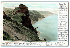 1907 View of The Castle Rock Lynton Devon England Antique Posted Postcard picture