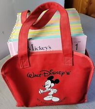 Disney Mickey's Young Readers Library Book Set Volumes 1-19 Complete EUC w/Bag picture