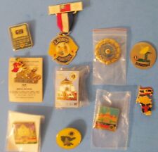 Lot Of 10 Vintage International Lions Club Pins - picture
