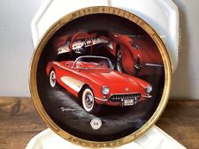 1957 CORVETTE collector plate Marc Lacourciere CLASSIC CORVETTES Auto CAR 1994 picture