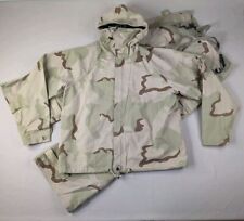 Military Issue Chemical Protective NFR Overgarment Suit Adult Medium Desert Camo picture