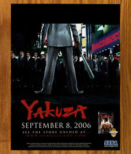 Yakuza Japanese Mafia SEGA - Video Game Print Ad / Poster Promo Art 2006 picture