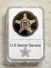 USSS Seal Of The US Challenge Coin United States Secret Service President w/case picture
