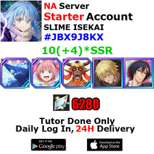 [NA][INST] Slime ISEKAI Starter Account 10(+4)SSR 6280+Crystals #JBX9 picture