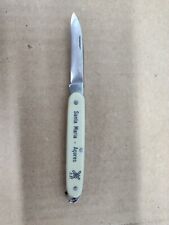 Vintage ICEL INOX Portugal Stainless Steel Folding Knife Santa Maria Acores picture