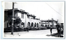c1940's Road Scene in Front of Office of Fiscal Chile RPPC Photo Postcard picture