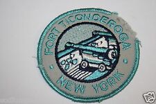 WOW Great Old Vintage Fort Ticonderoga New York Circular Jacket Hat Shirt Patch  picture